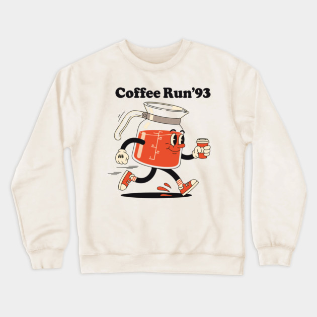 Coffee Run 93 Crewneck Sweatshirt by enrynz