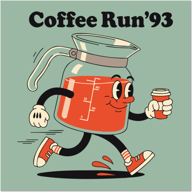Coffee Run 93 Wall Art by Digironin