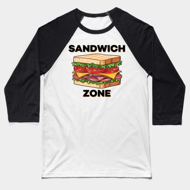 Sandwich Zone Baseball T-Shirt by Digironin