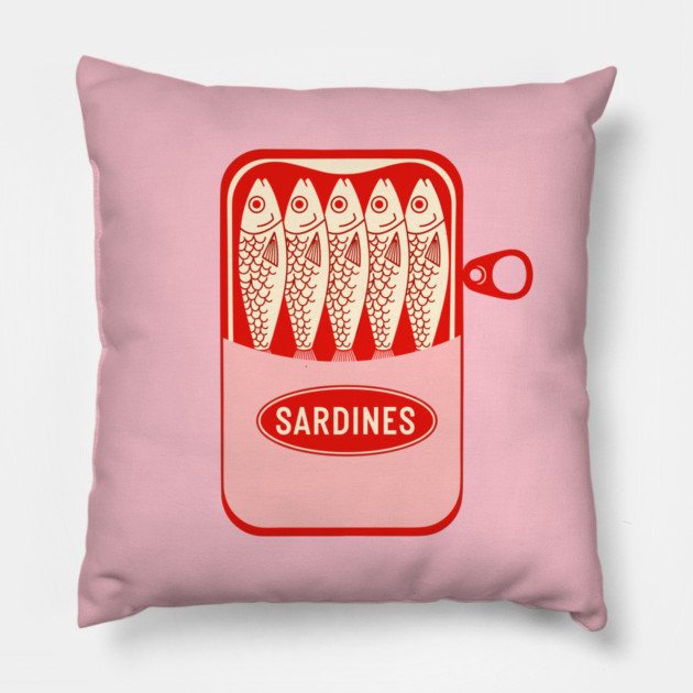 Sardine Can Fun Pillow by enrynz