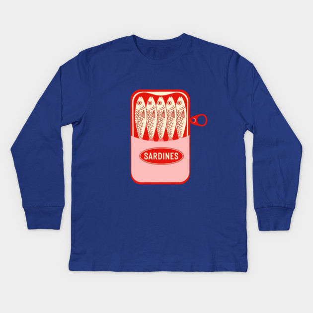 Sardine Can Fun Kids Long Sleeve T-Shirt by enrynz