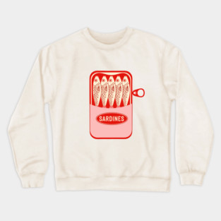 Sardine Can Fun Crewneck Sweatshirt