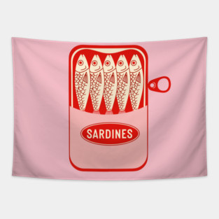 Sardine Can Fun Tapestry