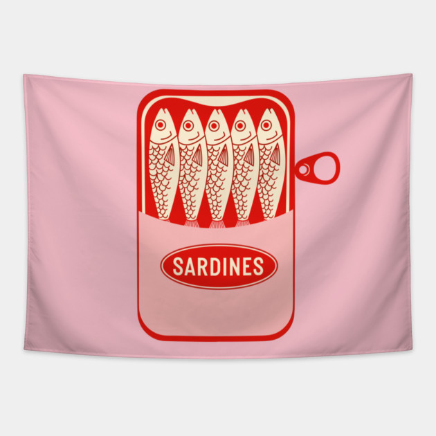 Sardine Can Fun Tapestry by enrynz