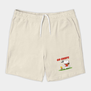 Go Chiefs – Snoopy & Woodstock Football Shorts