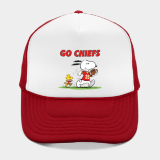 Go Chiefs – Snoopy & Woodstock Football Hat