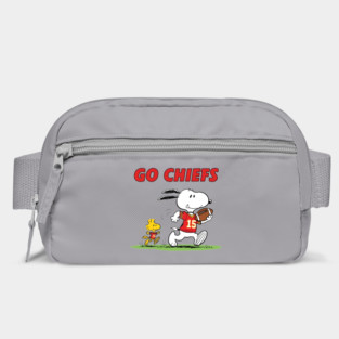 Go Chiefs – Snoopy & Woodstock Football Bag