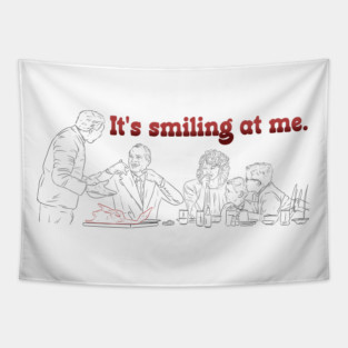 A Christmas Story: It's Smiling At Me [Outline] Tapestry