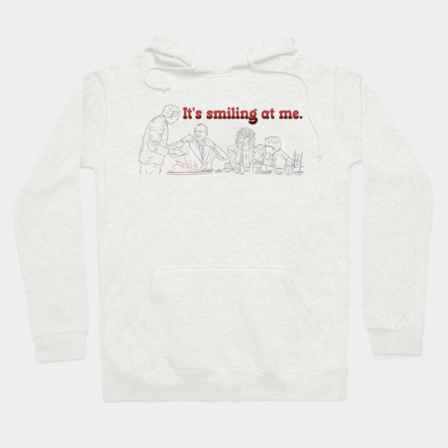 A Christmas Story: It's Smiling At Me [Outline] Hoodie by 51Deesigns