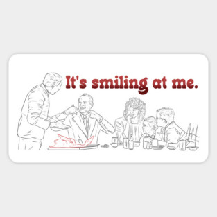 A Christmas Story: It's Smiling At Me [Outline] Magnet