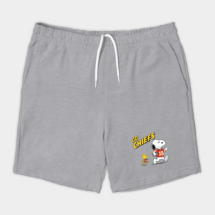 Go Chiefs – Snoopy & Woodstock Football Shorts