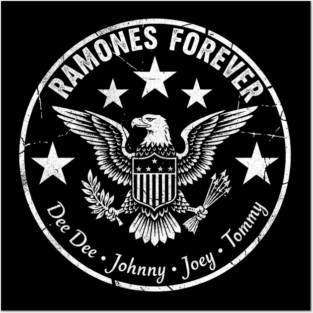 Ramones Silhouette Posters and Art