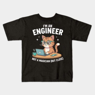 I'm an Engineer Cat Kids T-Shirt