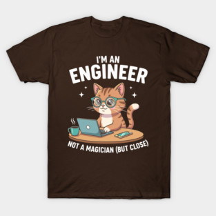 I'm an Engineer Cat T-Shirt