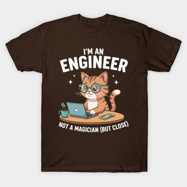 I'm an Engineer Cat T-Shirt by enrynz