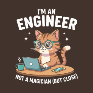 I'm an Engineer Cat T-Shirt