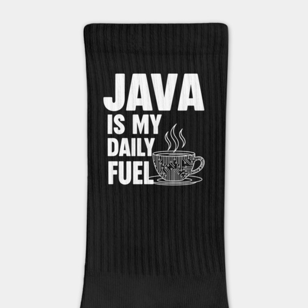 Java is My Daily Fuel - Programmer Coffee Pun Mug by enrynz