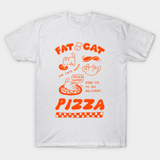 Fat Cat Pizza Shop T-Shirt