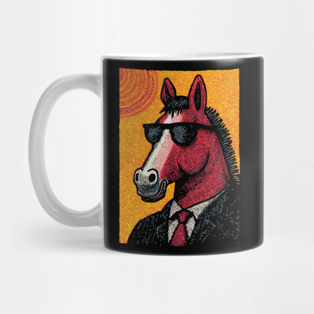 Dapper Horse in Sunglasses by TuncGK