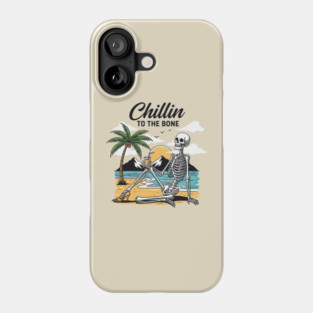 Chillin To The Bone Phone Case
