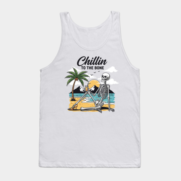Chillin To The Bone Tank Top by enrynz
