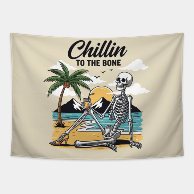 Chillin To The Bone Tapestry by enrynz