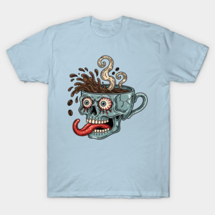 Spooky Skull Coffee Mug T-Shirt