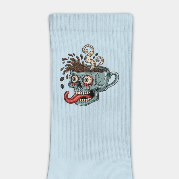 Spooky Skull Coffee Mug by enrynz