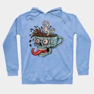 Spooky Skull Coffee Mug Hoodie