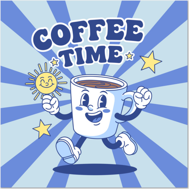 Coffee Time Wall Art by Digironin