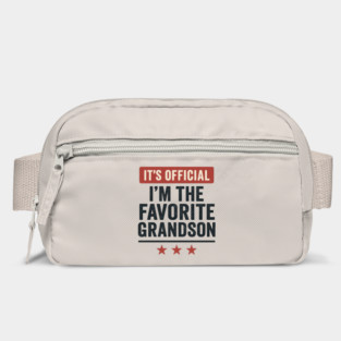 It’s-Official-I’m-The-Favorite-Grandson-Funny-Family-Gift Bag