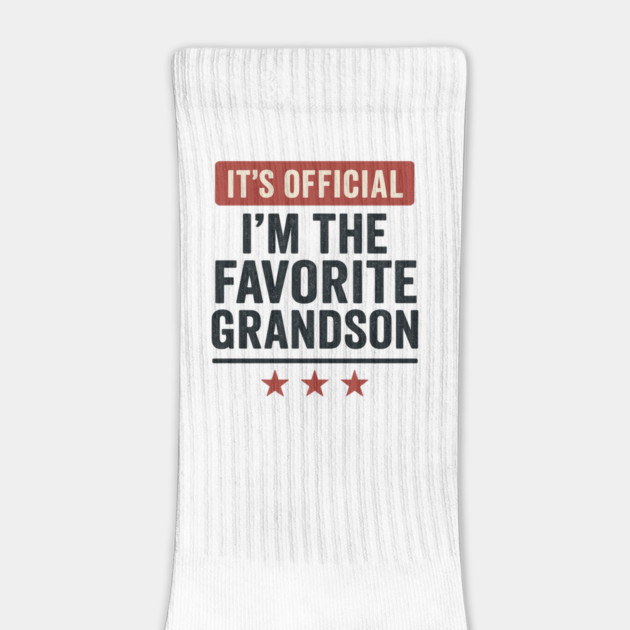 It’s-Official-I’m-The-Favorite-Grandson-Funny-Family-Gift by ArtistTee ⭐⭐⭐⭐⭐