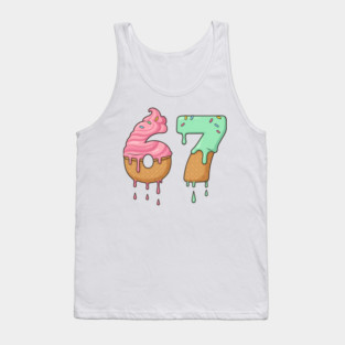 Sweet Scoop 67 – Drippy Ice Cream Cone Design Tank Top