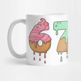 Sweet Scoop 67 – Drippy Ice Cream Cone Design Mug