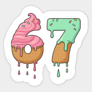 Sweet Scoop 67 – Drippy Ice Cream Cone Design Magnet