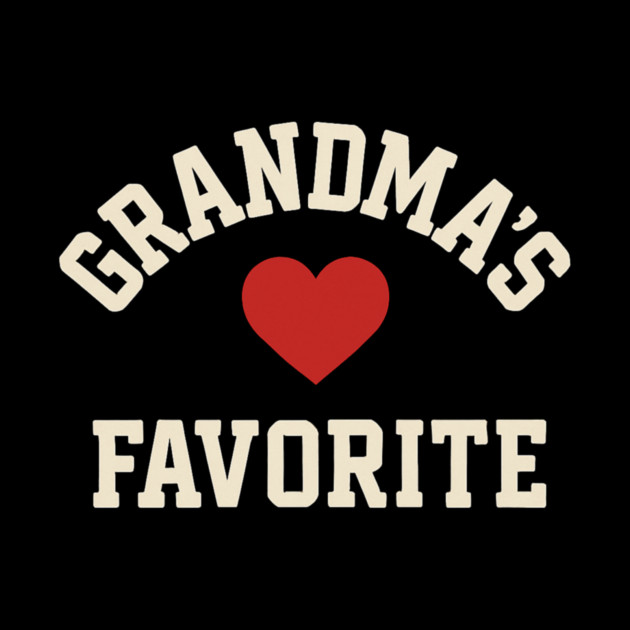 Grandma’s Favorite Cute Heart Grandchild – Favorite Grandkid Gift by ArtistTee ⭐⭐⭐⭐⭐