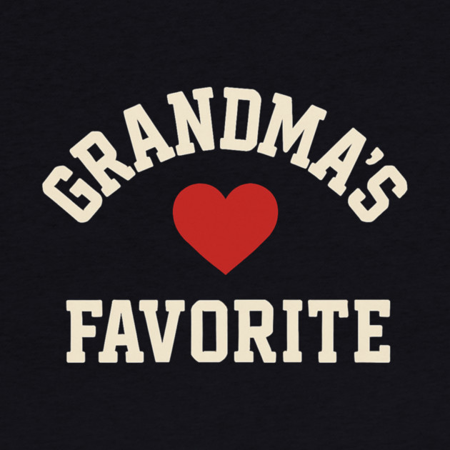 Grandma’s Favorite Cute Heart Grandchild – Favorite Grandkid Gift by ArtistTee ⭐⭐⭐⭐⭐