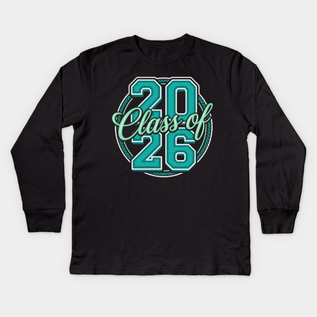 Class Of 2026 Kids Long Sleeve T-Shirt by ArtistTee ⭐⭐⭐⭐⭐
