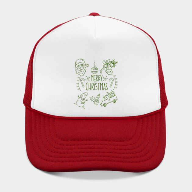 Merry Christmas Doodle Set by Creatifly Graphic Tees