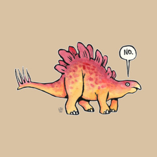 Stegosaurus says NO T-Shirt