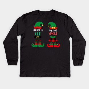 Holiday Helper Humor Duo Kids Long Sleeve T-Shirt
