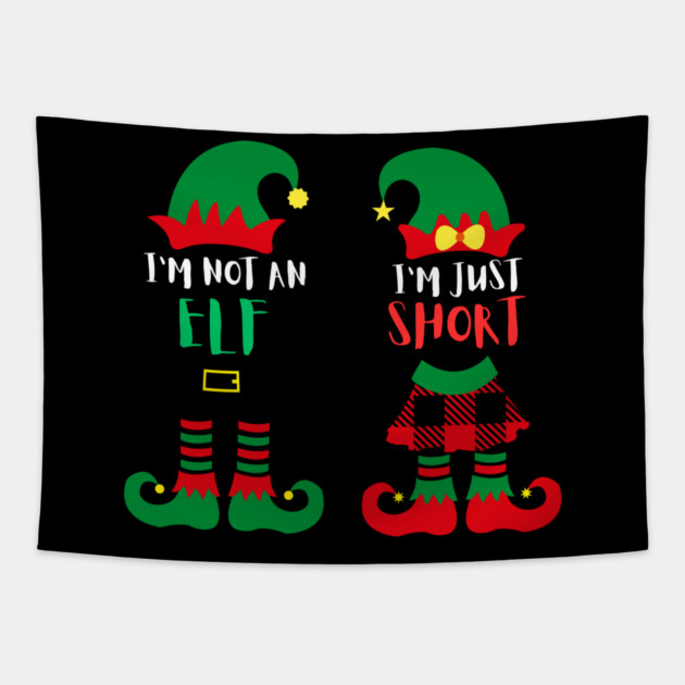 Holiday Helper Humor Duo Tapestry by Creatifly Graphic Tees