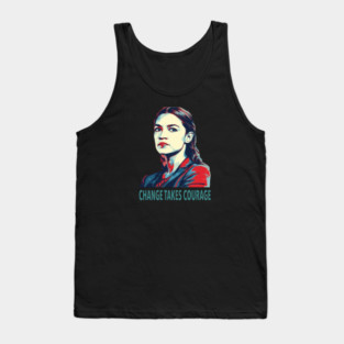 AOC Change Takes Courage Tank Top