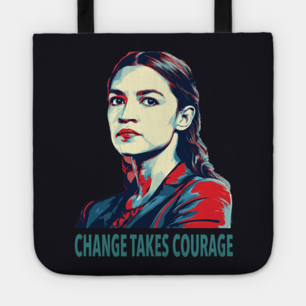 AOC Change Takes Courage Tote by Charles's Store 8