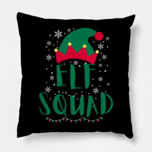 Elf Squad Holiday Cheer Pillow
