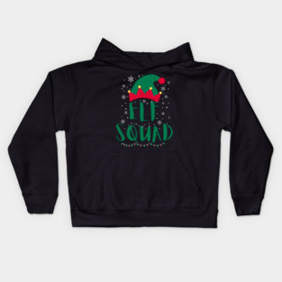 Elf Squad Holiday Cheer Kids Hoodie