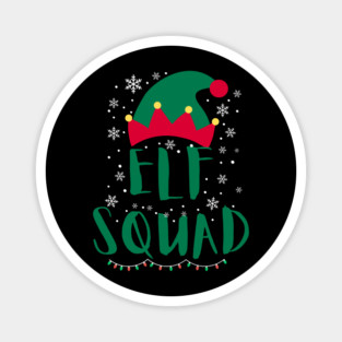 Elf Squad Holiday Cheer Magnet