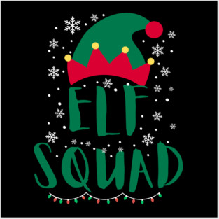 Elf Squad Holiday Cheer Posters and Art