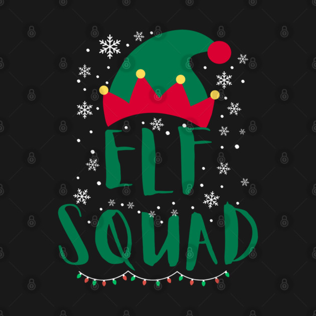 Elf Squad Holiday Cheer by Creatifly Graphic Tees