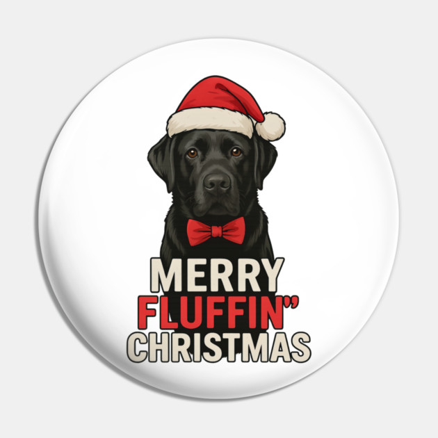 Merry Fluffin Christmas Pin by James's Store 98
